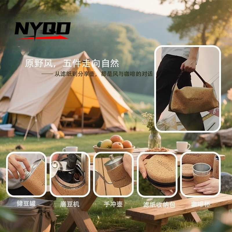 Outdoor Camping Coffee Kit Por - Camping Cooking Set With Kettle avis et prix