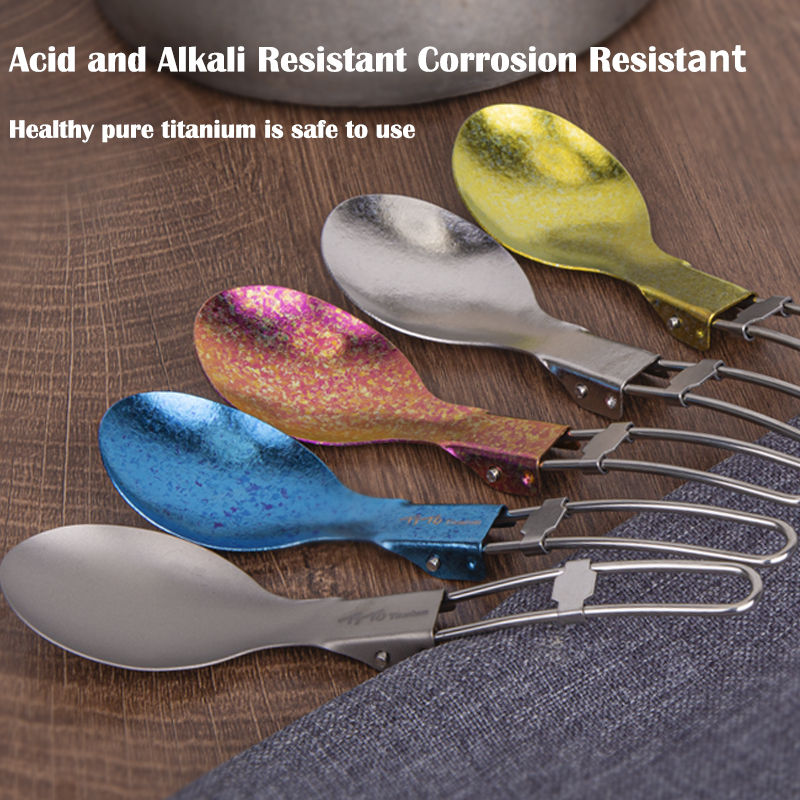 TiTo Titanium Folding Spork Po - Camping Cooking Utensils Kit avis et prix