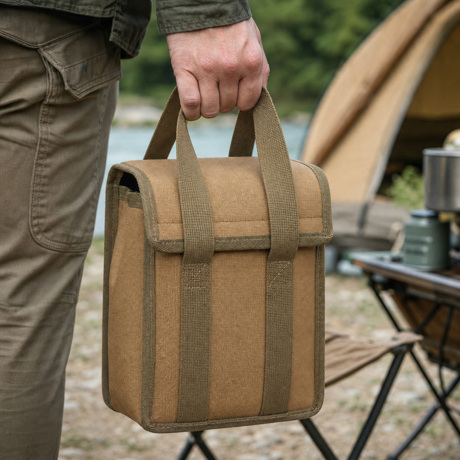 Outdoor Camping Gas Tank Stora - Camping Cooking Utensils Storage avis et prix