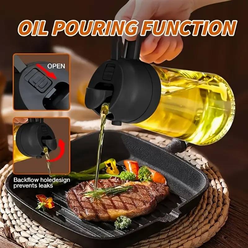 470ml Kitchen Oil Spray Bottle - Camping Cooking Oil Bottle avis et prix