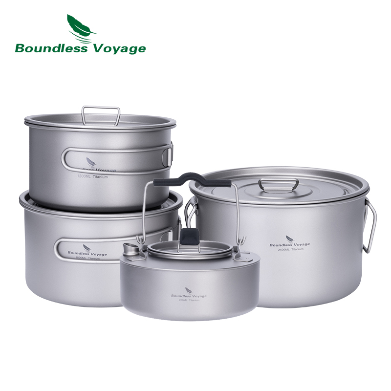 Boundless Voyage Titanium Pot  - Camping Cooking Tool Set avis et prix