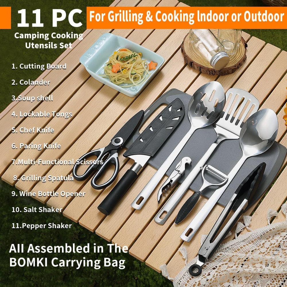 Camping Cooking Utensil Set 10 - Camping Cooking Utensil Set avis et prix