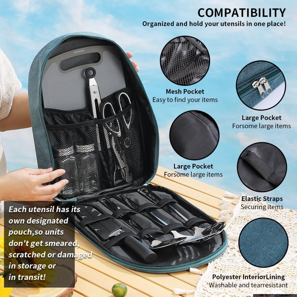 Camping Cooking Utensil Set 10 - Camping Cooking Utensil Set avis et prix