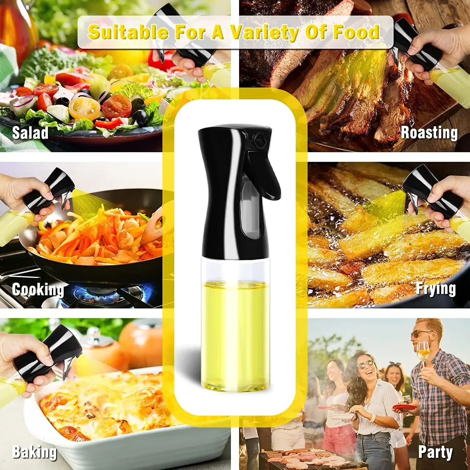 500ml Plastic Oil Spray Bottle - Camping Cooking Oil Bottle avis et prix