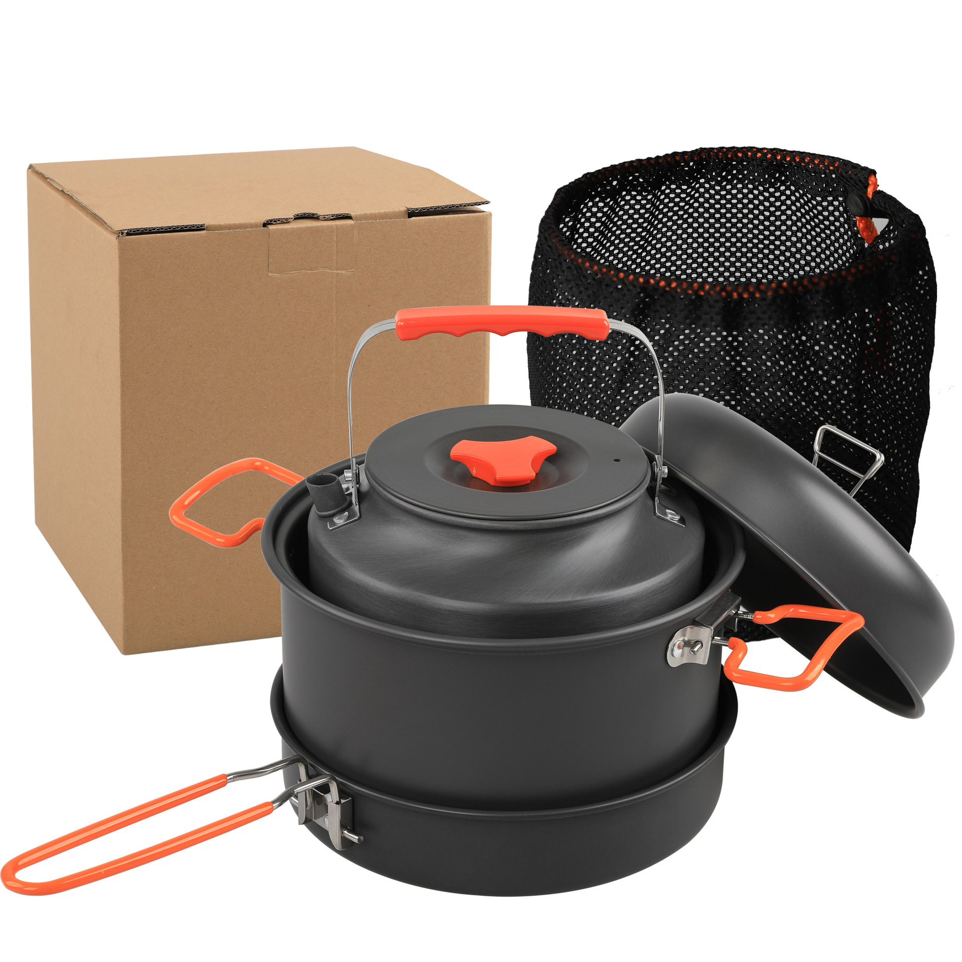 Outdoor Cookware Set Camping C - Camping Cooking Set With Kettle avis et prix