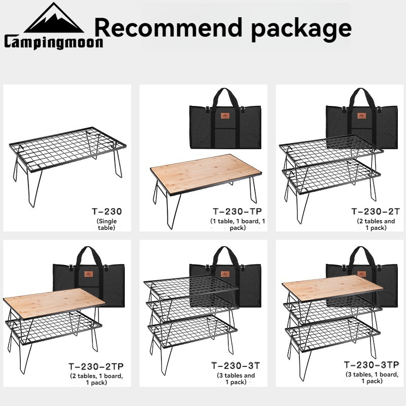 CAMPINGMOON T-230 Portable Mul - Camping Cooking Table avis et prix