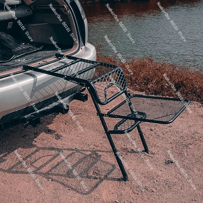 Outdoor Folding Ladder and Tab - Camping Cooking Table avis et prix