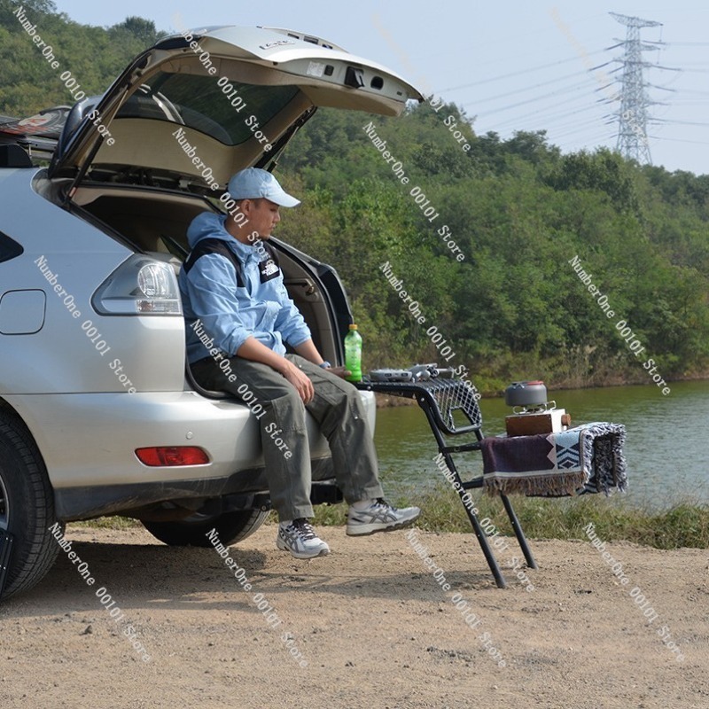 Outdoor Folding Ladder and Tab - Camping Cooking Table avis et prix
