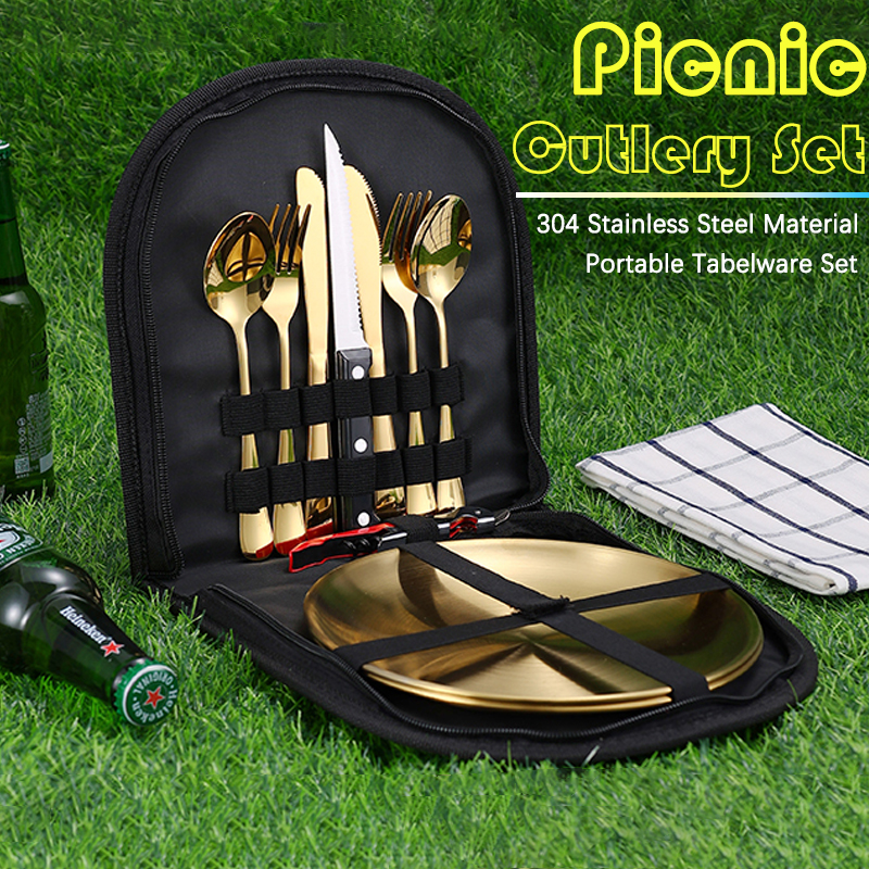 10Pcs Camping Tableware Set 30 - Camping Outdoor Cooking Table avis et prix