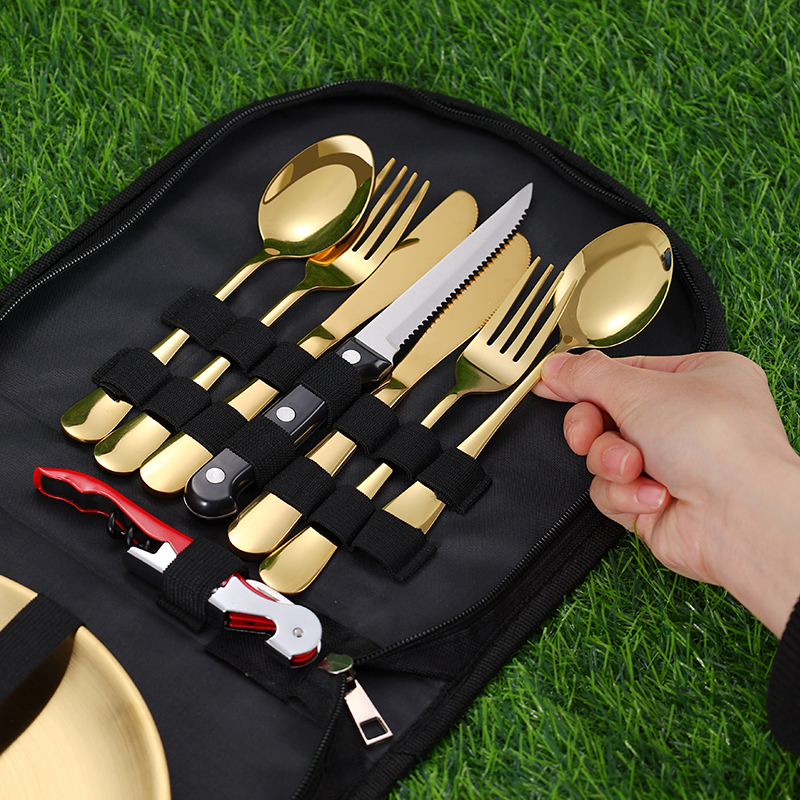 10Pcs Camping Tableware Set 30 - Camping Outdoor Cooking Table avis et prix