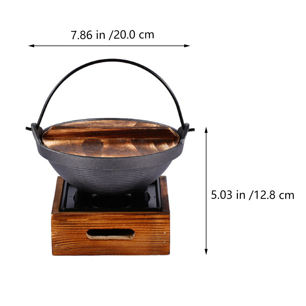 Japanese Style Cast Iron Sukiy - Japanese Camping Cooking avis et prix