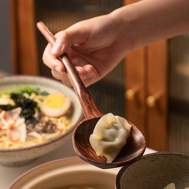 Long Handle Ramen Wooden Spoon - Japanese Camping Cooking avis et prix