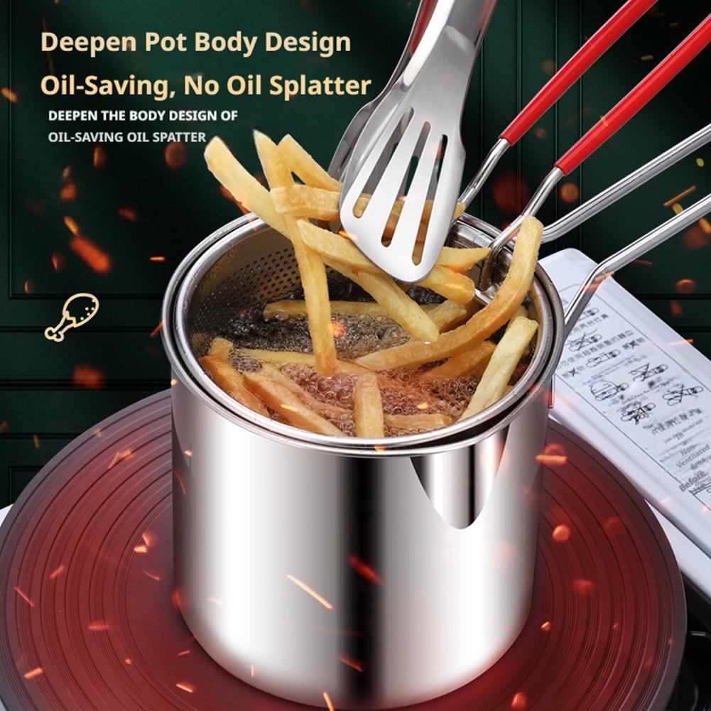 Stainless Steel Deep Frying Po - Camping Cooking Tool Set avis et prix
