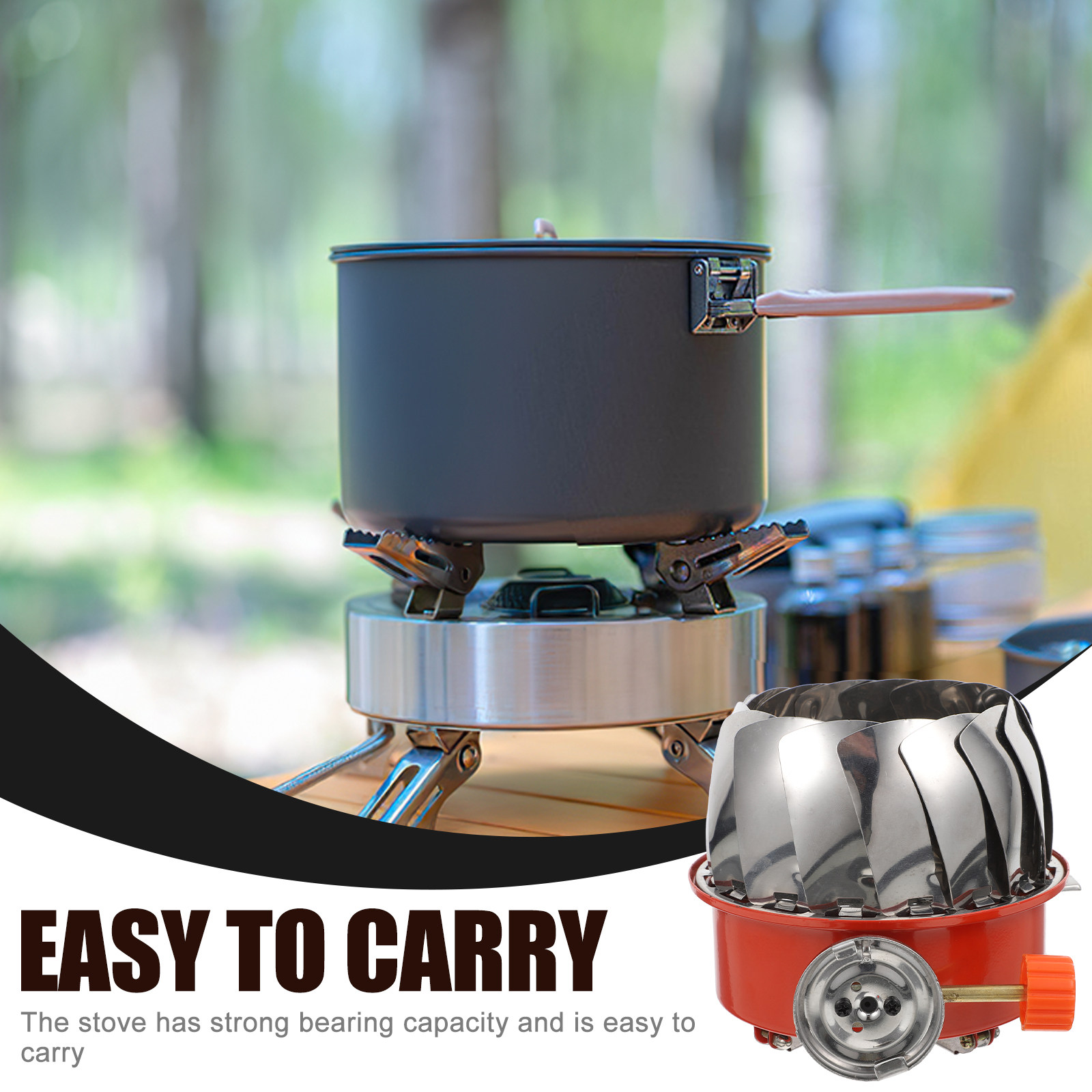 Portable Mini Lotus Gas Stove  - Camping Cooking Range avis et prix