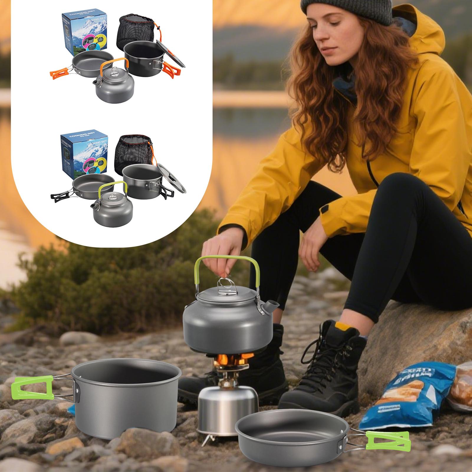 Camping Cookware Camping Cook  - Camping Cooking Set With Kettle avis et prix