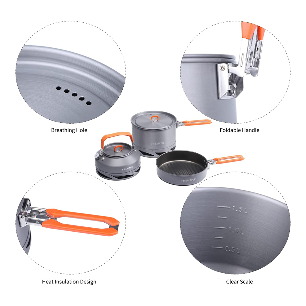 Fire Maple Camping Cookware Ut - Camping Cooking Utensils Kit avis et prix