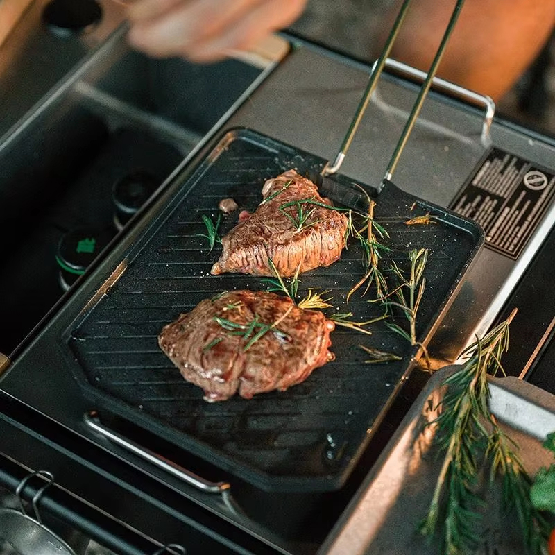 Durable Square Stainless Steel - Camping Cooking Range avis et prix