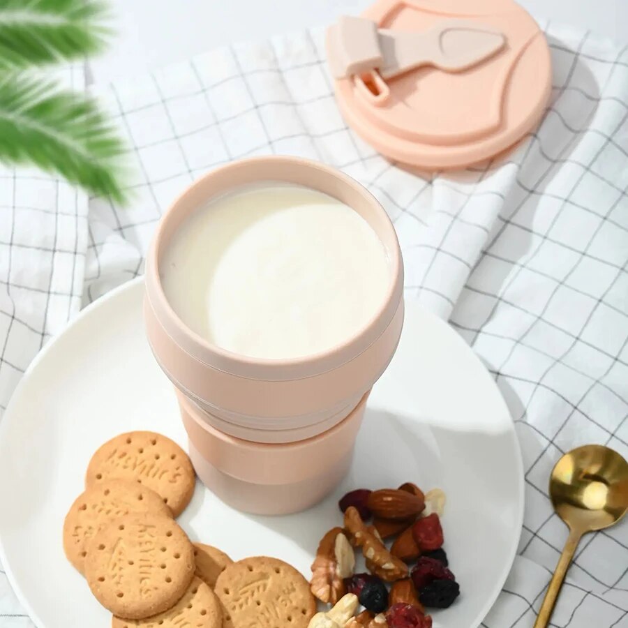 350ML Food-Grade Silicone Fold - Camping Cooking Food avis et prix