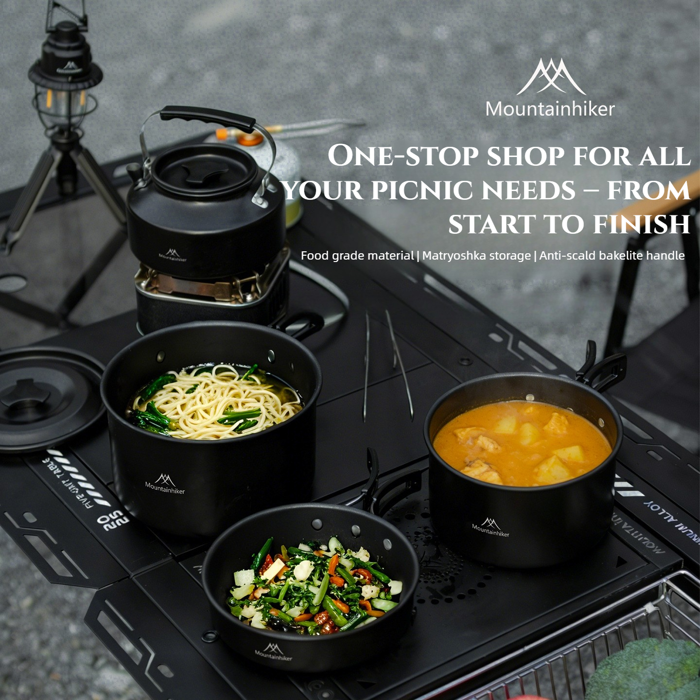 MOUNTAINHIKER Camping Cookware - Camping Cooking Set Jetboil avis et prix