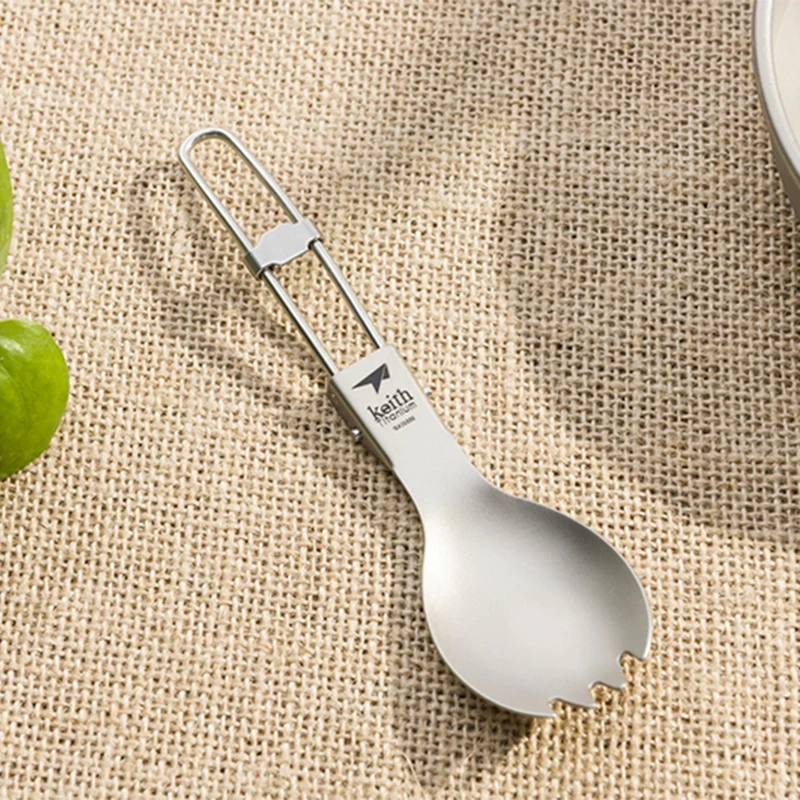 Keith Titanium Spork Foldable  - Camping Cooking Utensils Kit avis et prix