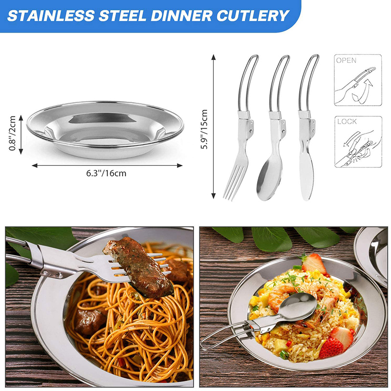1 Set Outdoor Pot Pan Camping  - Camping Cooking Set With Kettle avis et prix