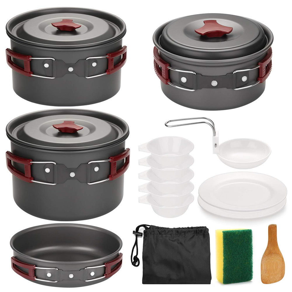 Outdoor Camping Cookware Kit N - Camping Cooking Gear Set avis et prix