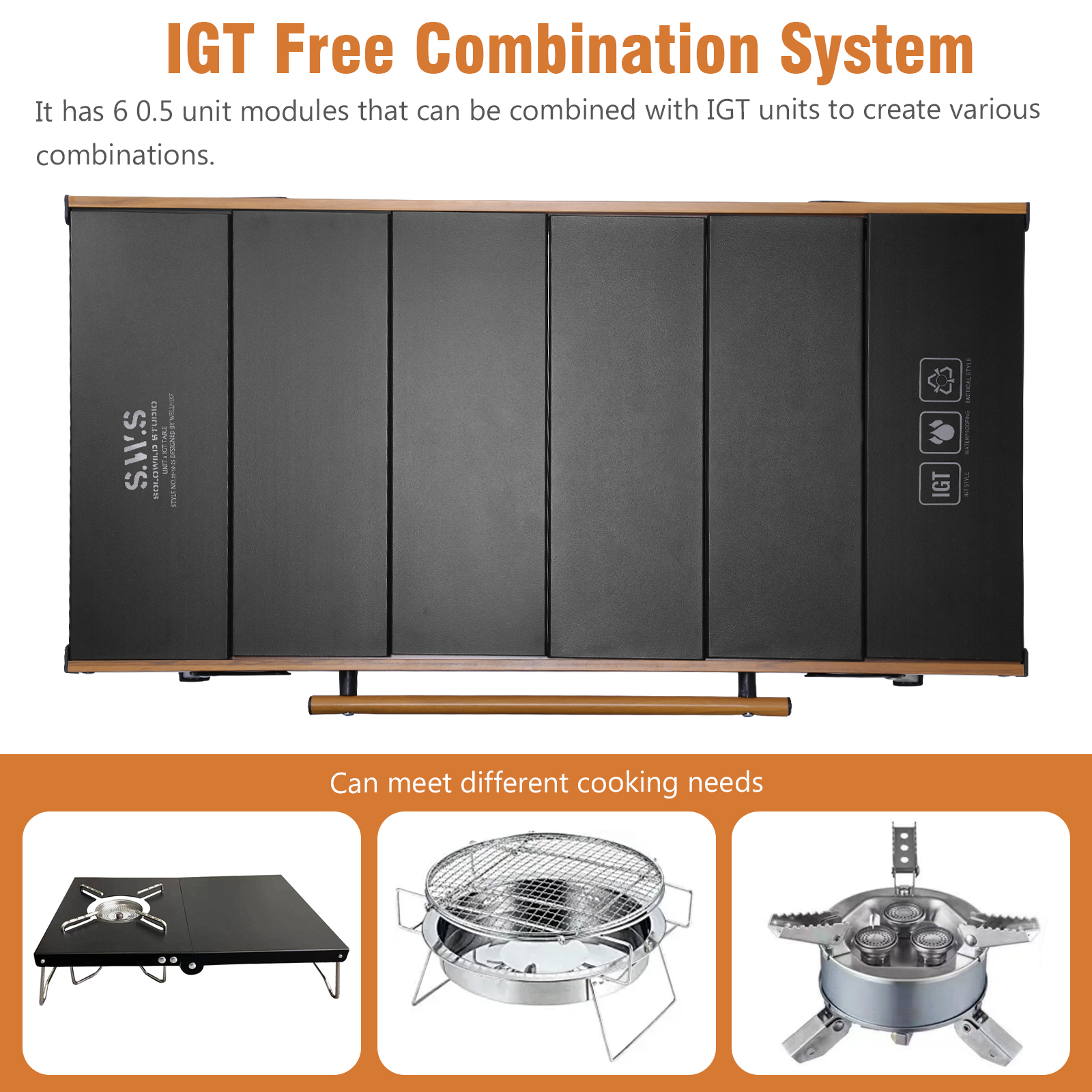 IGT Unit Combination Table wit - Camping Outdoor Cooking Table avis et prix