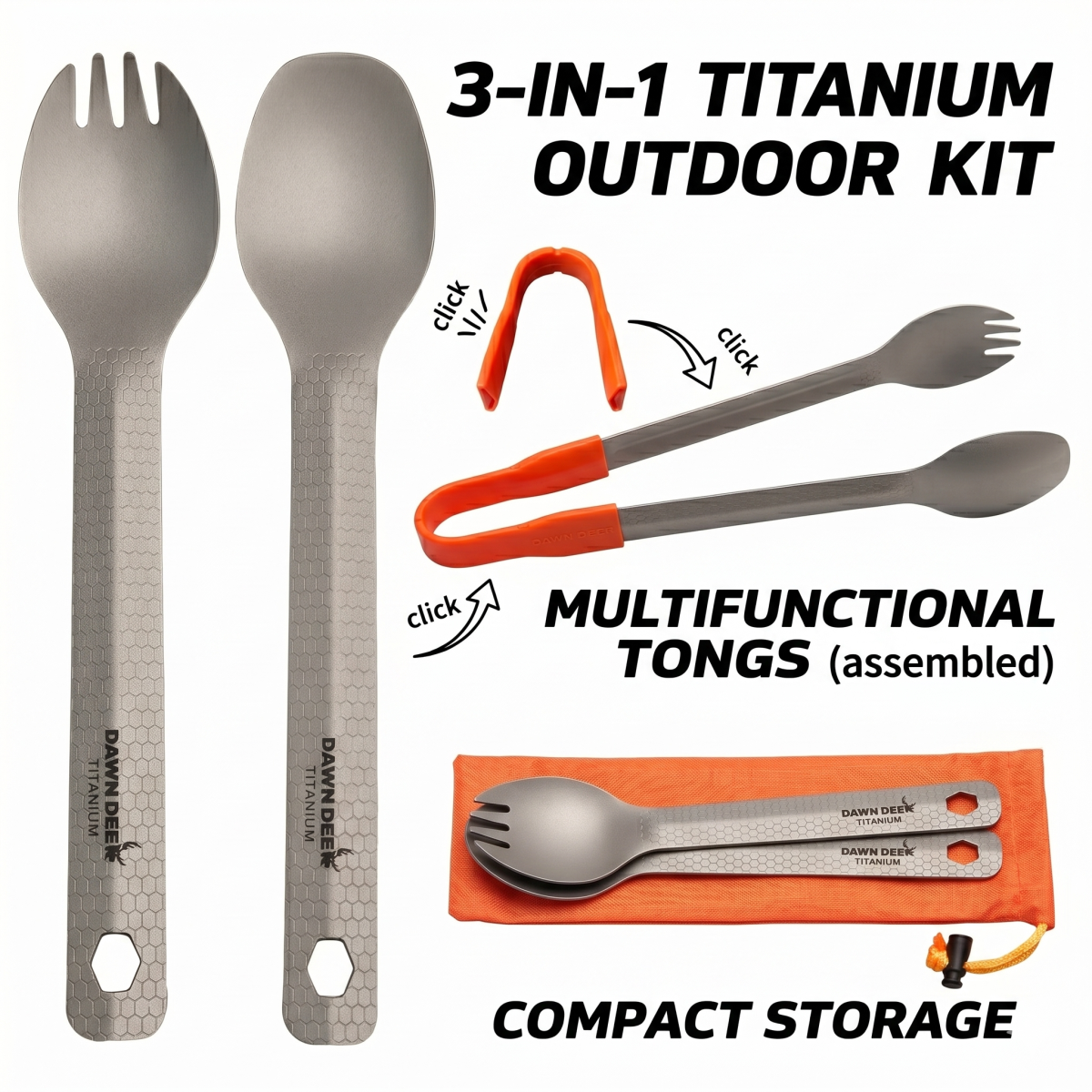 DAWN DEER 3-in-1 Titanium Spor - Camping Cooking Set Jetboil avis et prix