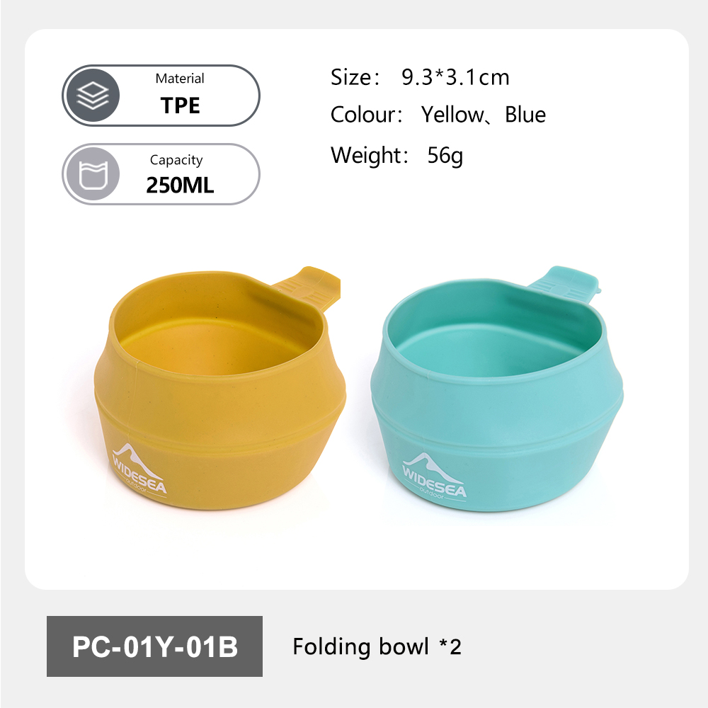 Widesea Camping 250ml Soft Fol - Camping Cooking Utensils Kit avis et prix